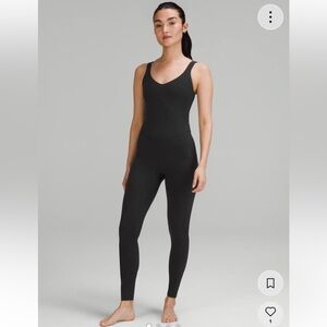 LULULEMON ALIGN BODYSUIT 28”  SIZE 0 BLACK